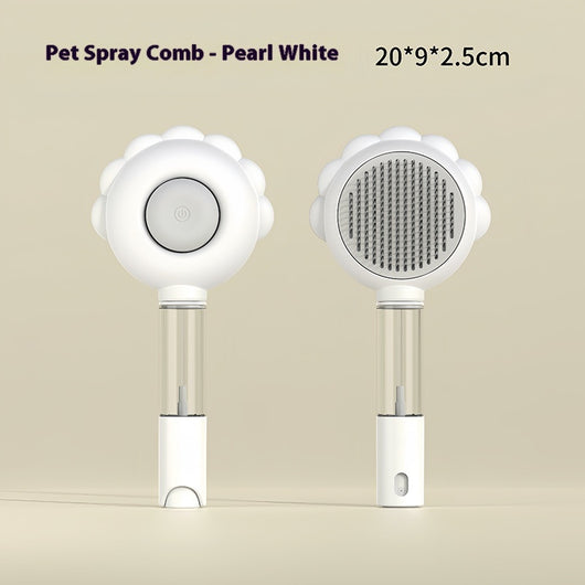Cepillo Deslanador 2 en 1 para Perros con Spray y Botón Autolimpiable - Image 8