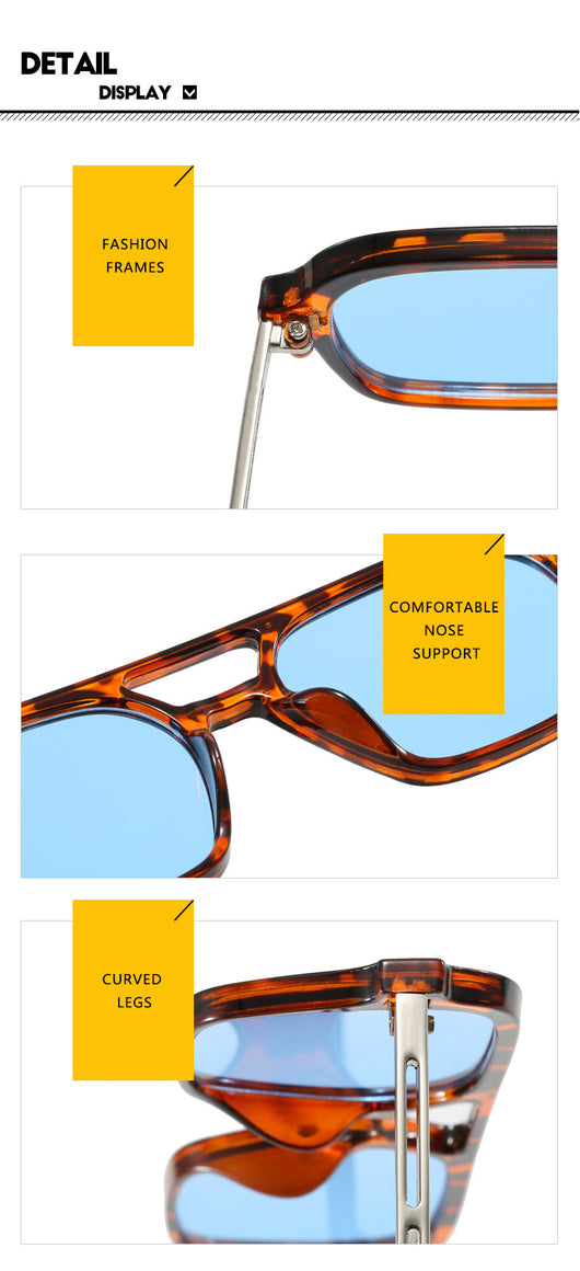 Gafas de Sol Retro Cuadradas para Hombre - Image 11