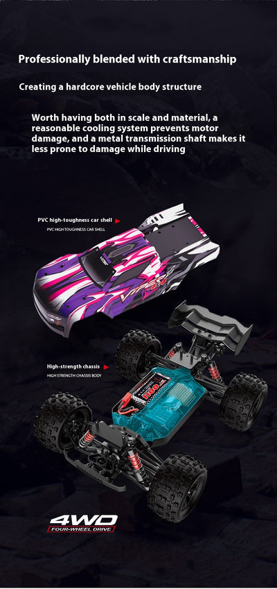 Auto RC Todoterreno 4x4 de Alta Velocidad con Tracción Integral y Control Remoto - Image 23