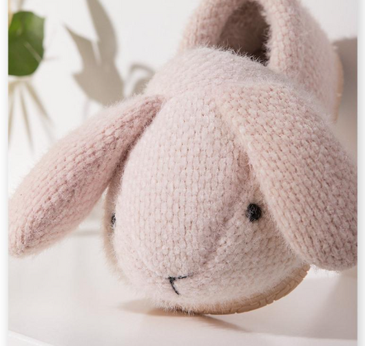 Pantuflas Infantiles de Conejo Invierno Algodón Antideslizantes - Image 12