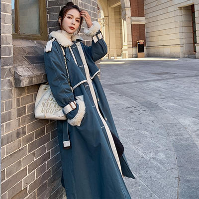 Abrigo Largo de Algodón para Invierno Mujer - Image 4