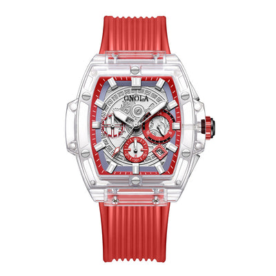 Reloj Luminiscente para Hombre con Caja Transparente - Image 14