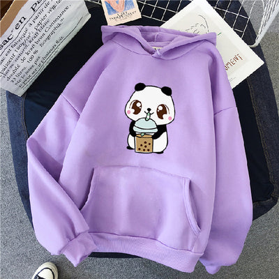 Sudadera Holgada Coreana con Capucha Lazy Style - Image 21