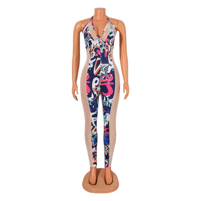 Jumpsuit Ajustado de Malla Sensual con Tirantes - Image 13