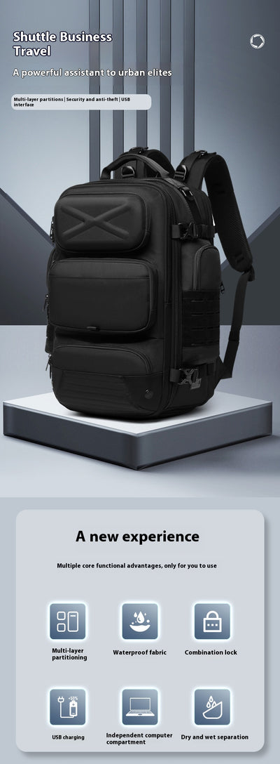 Mochila Multifuncional para Hombre - Viajes Cortos y Aventuras - Image 13