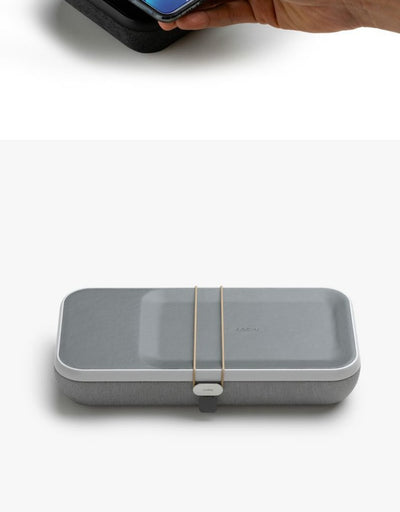 Organizador de Carga Inalámbrica Qi 2 en 1 para Dispositivos Electrónicos - Image 11
