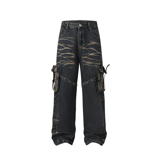 Pantalones Vaqueros de Calle Estilo Americano con Personalidad - Image 15