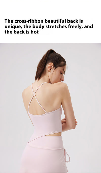 Sostén Deportivo Yoga Tirantes Finos Running Cómodo - Image 16
