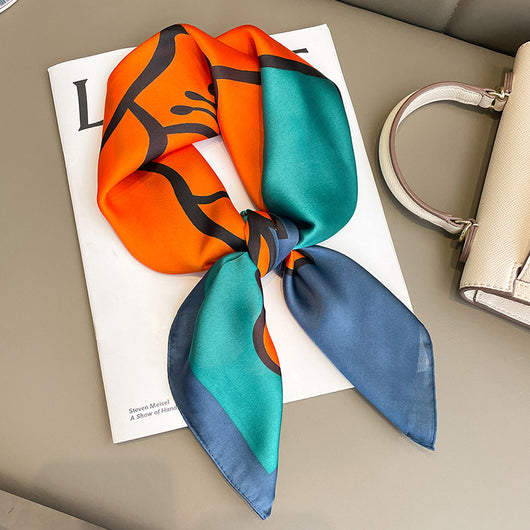 Pañuelo Decorativo Floral Versátil para Mujer - Bufanda Ligera Multiuso - Image 10