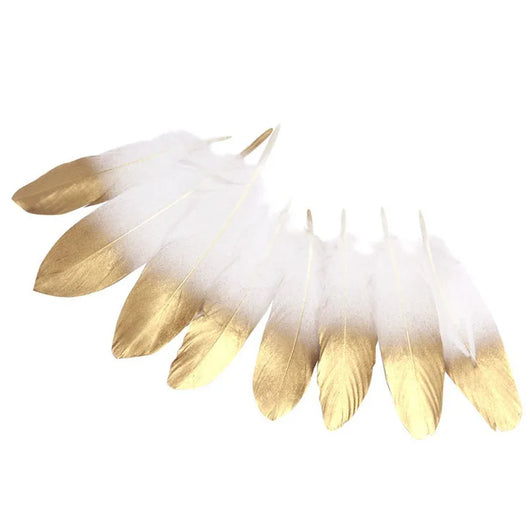 Decoraciones de Plumas de Ganso Suave y Coloridas - Image 10