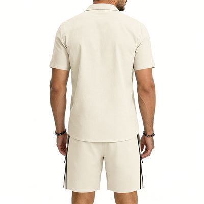 Conjunto de Dos Piezas: Camisa Manga Corta y Shorts con Cordón - Image 15