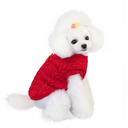 Suéter de Invierno para Perros Pequeños - Chaleco de Lana y Algodón - Image 12