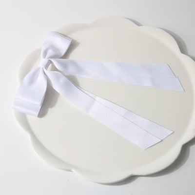 Pasador de Cabello con Moño de Resorte - Clip Grande con Cintas Decorativas - Image 7