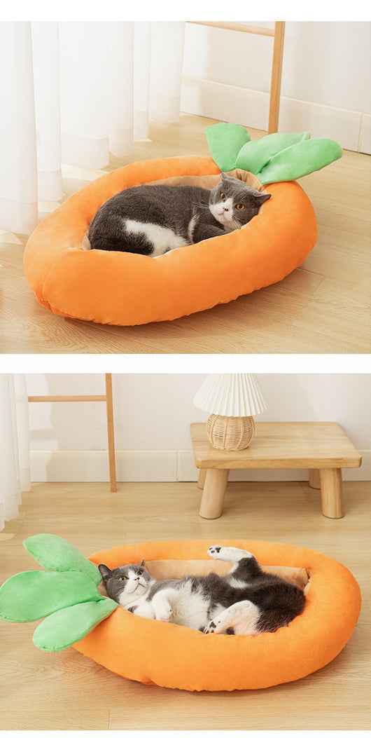 Tapete Doble Cara para Arenero de Gato Diseño Zanahoria Lavable y Removible - Image 12