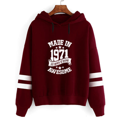 Sudadera con Capucha de Rayas Paralelas