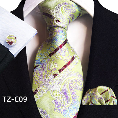 Traje de Tres Piezas Elegante para Hombre con Corbata, Pañuelo y Puños - Image 10