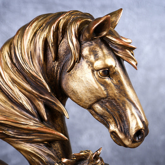 Escultura de Caballo de Bronce para Decoración del Hogar - Image 5