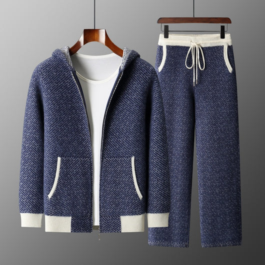 Cardigan Hoodie Casual para Hombre - Conjunto Versátil - Image 7