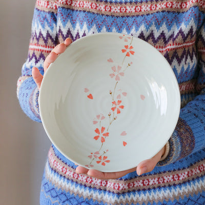 Plato de Cerámica Decorativo con Diseño Floral para el Hogar - Image 20