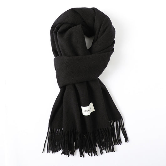 Pashmina Elegante con Borlas - Abrigo Artificial Cashmere Suave y Cálido - Image 37