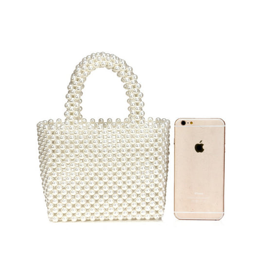 Bolso de Mano Elegante con Perlas - Estilo Europeo Multiuso - Image 4