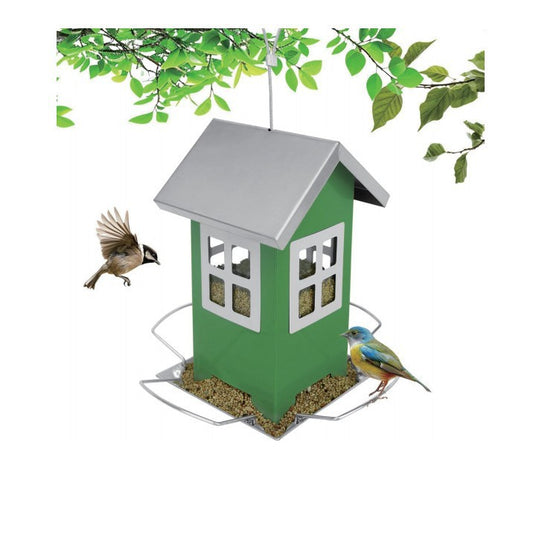 Jaula Comedero para Pájaros y Colibríes de Hierro para Exterior - Image 2