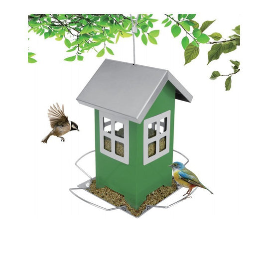 Jaula Comedero para Pájaros y Colibríes de Hierro para Exterior - Image 2