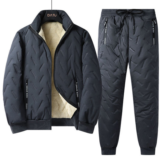 Abrigo de Invierno para Papá con Forro Polar y Relleno de Algodón - Image 2