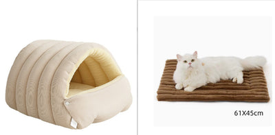 Casa Desmontable y Lavable para Gatos - Nido Cálido de Invierno - Image 7