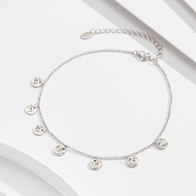 Pulsera Tobillera de Plata S925 Redonda para Mujer - Diseño Versátil - Image 6