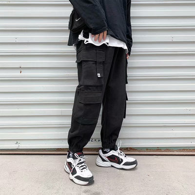 Pantalones Harem Utilitarios con Múltiples Bolsillos para Hombre - Image 7