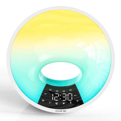 Reloj Despertador Inteligente WiFi con Luz de Simulación de Amanecer - Image 6