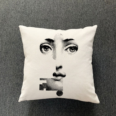 Funda de Almohada de Algodón y Lino para Sala de Estar - Image 16