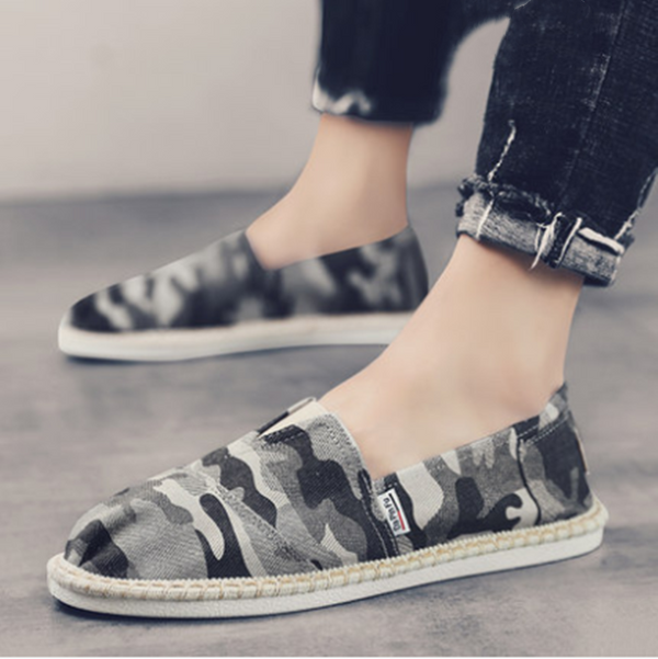 Zapatos de Lona y Lino Estilo Marinero