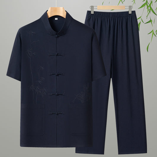 Conjunto de Descanso en Algodón para Abuelos - Cómodo y Elegante - Image 4