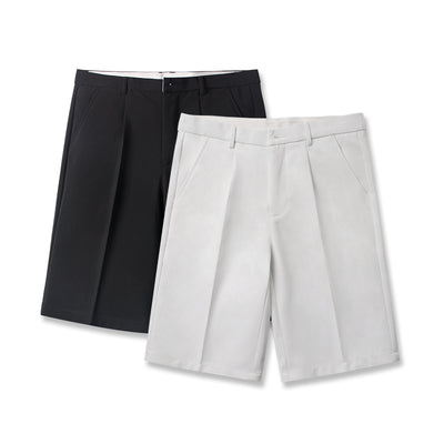 Pantalones Casuales Holgados de Cinco Puntos en Colores Sólidos para Hombre - Image 24