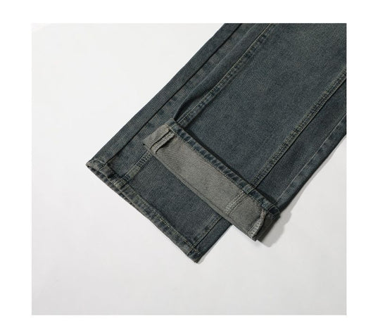 Jeans Cintura Alta Gris Cemento Corte Recto Efecto Adelgazante - Image 10