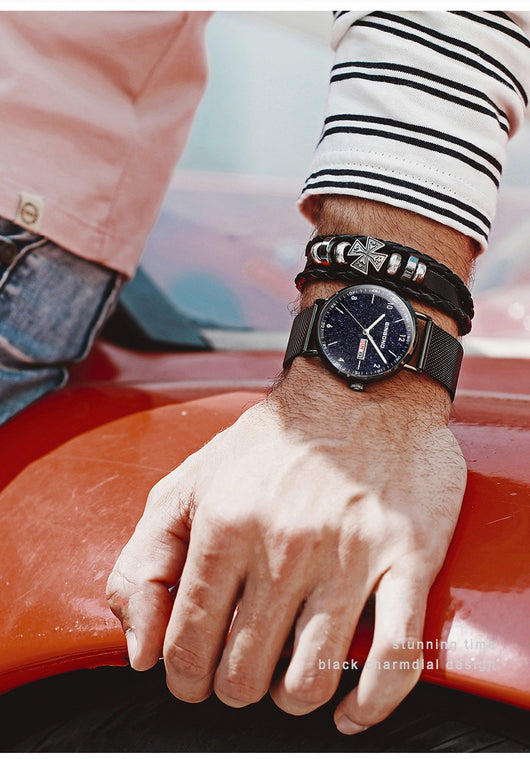 Reloj Inteligente Ultrafino con Diseño de Cielo Estrellado - Resistente al Agua para Adolescentes - Image 23
