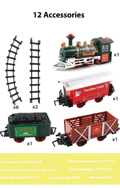 Tren Eléctrico de Juguete con Rieles para Niños - Simulador Realista - Image 10