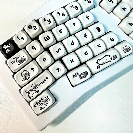 Keycap Gato Fantasy MOA - Diseño Minimalista Blanco y Negro - Image 12