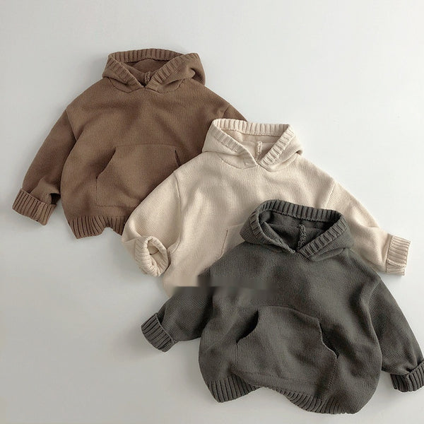Sudadera Infantil Retro Casual con Capucha