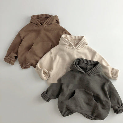 Sudadera Infantil Retro Casual con Capucha