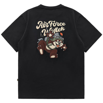 Camiseta Infantil de Algodón con Bordado de Dibujos Animados - Manga Corta Estilo Americano - Image 10