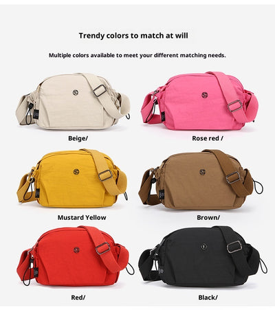 Bolso Bandolera Multicompartimento Nylon Ligero para Mujer - Viajes y Uso Diario - Image 27