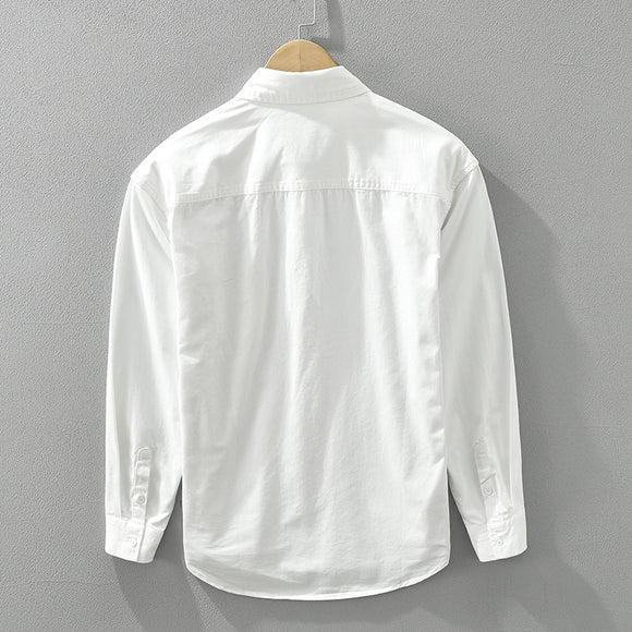 Camisa Cargo Casual con Contraste de Colores para Hombre