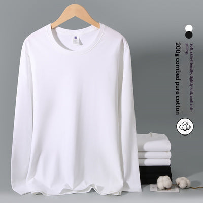 Camiseta Blanca Manga Larga 100% Algodón - Base Layer Versátil - Image 3