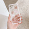 Funda Transparente 3D con Moño de Silicona Suave para Celular