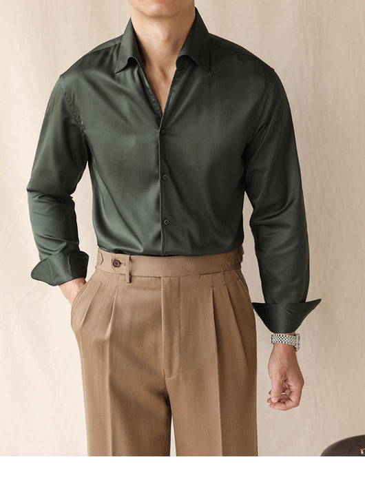 Camisa Manga Larga con Cuello Integrado - Image 19