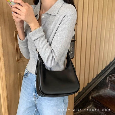 Bolso de Mano Retro Estilo Axilas con Gran Capacidad - Image 10