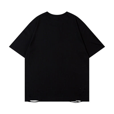 Camiseta Estampado Artístico Dirty para Hombre - Image 8